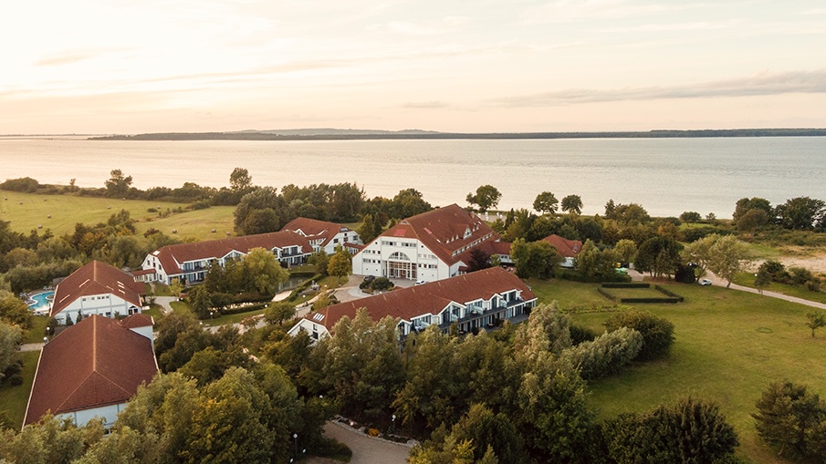 Aedenlife Hotel Rügen aus der Luft
